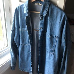 Stradivarius Jean Shirt